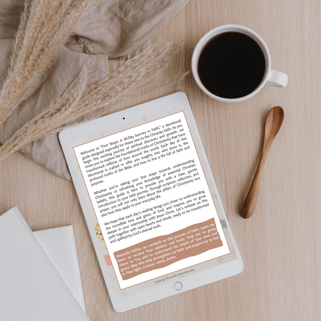 First Steps: A 30-Day Journey in Faith