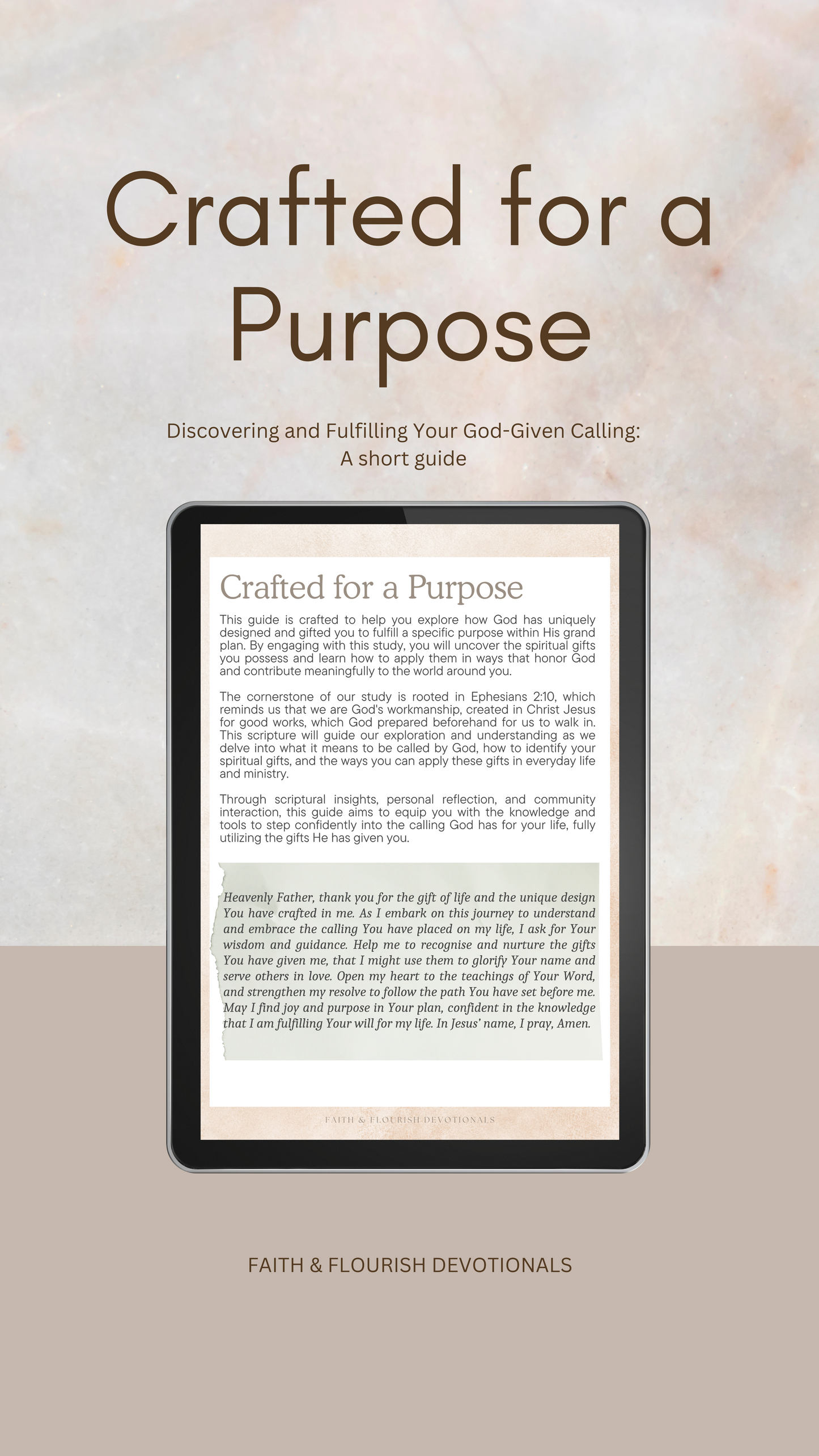 Crafted for a Purpose: A Short Guide to Fulfilling Your Calling